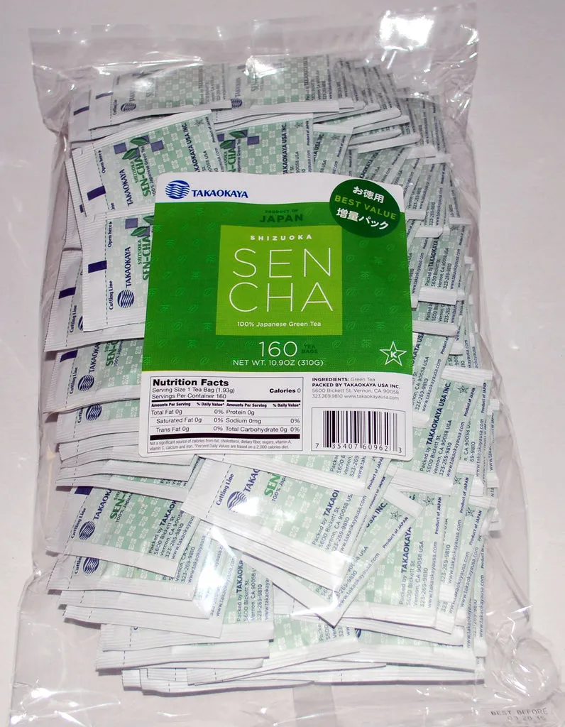 Green Tea Bag 5pk/cs 160pc/pk