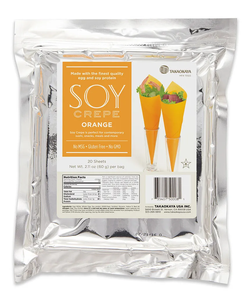 Soy Crepe Orange TY 20SH/6PK/BX